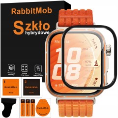 Szkło Hybrydowe 3D RabbitMob do Huawei Watch Fit 5 Pro + Zestaw do Montażu