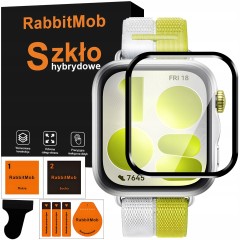 Szkło Hybrydowe 3D RabbitMob do Huawei Watch Fit 5 + Zestaw do Montażu