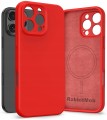 Etui RabbitMob do iPhone 16 Pro Max, Silikonowe PREMIUM, Case, do MagSafe | Czerwony