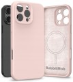 Etui RabbitMob do iPhone 16 Pro, Silikonowe PREMIUM, Case, do MagSafe | Różowy