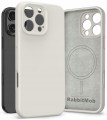 Etui RabbitMob do iPhone 16 Pro, Silikonowe PREMIUM, Case, do MagSafe | Beżowy
