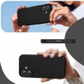 Etui RabbitMob do iPhone 16, Silikonowe PREMIUM, Case, Smukłe, do MagSafe | Czarny