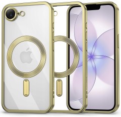 Etui do iPhone 16e / 17e, ELITE FRAME CASE, Ochrona Aparatu, do MagSafe | Złote
