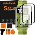 2x Szkło Hybrydowe 3D RabbitMob do Huawei Band 11 Pro + Zestaw do Montażu