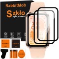 2x Szkło Hybrydowe 3D RabbitMob ochronne do Huawei Band 11 + Zestaw do Montażu