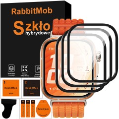 3x Szkło Hybrydowe 3D RabbitMob do Huawei Watch Fit 5 Pro + Zestaw do Montażu