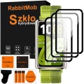 3x Szkło Hybrydowe 3D RabbitMob do Huawei Band 11 Pro + Zestaw do Montażu