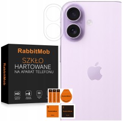 Szkło Hartowane 3D RabbitMob na Aparat Obiektyw do Apple iPhone 17