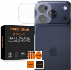 Szkło Hartowane 3D RabbitMob na Aparat Obiektyw do Apple iPhone 17 Pro Max