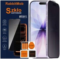 Szkło Hartowane Prywatyzujące RabbitMob do iPhone 17 / iPhone 16 Pro