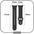 Pasek RabbitMob do Xiaomi Redmi Watch 6/5/4, Smart Band 10 Pro/9 Pro/8 Pro | Bordowy