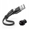 Kabel Baseus Nimble USB-A / Lightning 2A 0.23 m - czarny