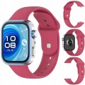 Pasek RabbitMob do Huawei Watch Fit 3/4/4 Pro/5/5 Pro, Miękki | Bordowy