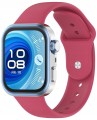 Pasek RabbitMob do Huawei Watch Fit 3/4/4 Pro/5/5 Pro, Miękki | Bordowy