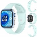 Pasek RabbitMob do Huawei Watch Fit 3/4/4 Pro/5/5 Pro, Miękki | Błękit mgły