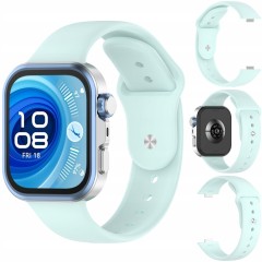 Pasek RabbitMob do Huawei Watch Fit 3/4/4 Pro/5/5 Pro, Miękki | Błękit mgły