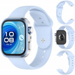 Pasek RabbitMob do Huawei Watch Fit 3/4/4 Pro/5/5 Pro, Miękki | Niebieski