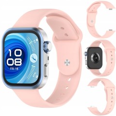 Pasek RabbitMob do Huawei Watch Fit 3/4/4 Pro/5/5 Pro, Miękki | Jasnoróżowy