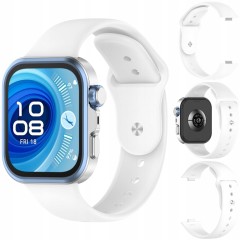 Pasek RabbitMob do Huawei Watch Fit 3/4/4 Pro/5/5 Pro, Miękki | Biały