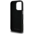 Etui Karl Lagerfeld FW Grained Karl & Choupette Heads Pins na iPhone 16 Pro - czarne