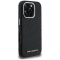 Etui Karl Lagerfeld FW Stamped Karl MagSafe na iPhone 16 Pro - czarne