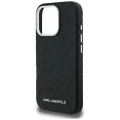 Etui Karl Lagerfeld FW Stamped Karl MagSafe na iPhone 16 Pro - czarne