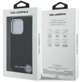 Etui Karl Lagerfeld FW Stamped Karl MagSafe na iPhone 16 Pro - czarne