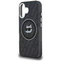 Etui Karl Lagerfeld IML Choupette Head Logo MagSafe na iPhone 16 - czarne