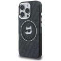 Etui Karl Lagerfeld IML Choupette Head Logo MagSafe na iPhone 16 Pro - czarne