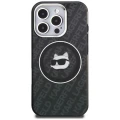Etui Karl Lagerfeld IML Choupette Head Logo MagSafe na iPhone 16 Pro - czarne