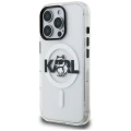 Etui Karl Lagerfeld IML Choupette Sketch Logo MagSafe na iPhone 16 Pro - przezroczyste
