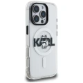 Etui Karl Lagerfeld IML Choupette Sketch Logo MagSafe na iPhone 16 Pro - przezroczyste