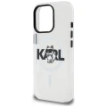 Etui Karl Lagerfeld IML Choupette Sketch Logo MagSafe na iPhone 16 Pro - przezroczyste