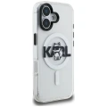Etui Karl Lagerfeld IML Choupette Sketch Logo MagSafe na iPhone 16 - przezroczyste