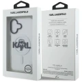 Etui Karl Lagerfeld IML Karl Sketch Logo MagSafe na iPhone 16 - przezroczyste