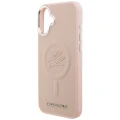 Etui Karl Lagerfeld Initial & Metal Logo MagSafe na iPhone 16 Plus - różowe