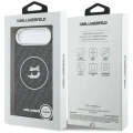 Etui Karl Lagerfeld IML Choupette Head Logo MagSafe na iPhone Air - czarne