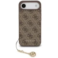 Etui Guess 4G Charms Collection MagSafe na iPhone Air - brązowe