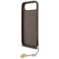 Etui Guess 4G Charms Collection MagSafe na iPhone Air - brązowe