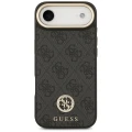 Etui Guess 4G Strass Logo MagSafe na iPhone Air - czarne