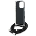 Etui Karl Lagerfeld IML Crossbody Karl&Choupette Head na iPhone 16 Pro Max - czarne