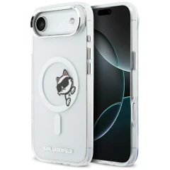 Etui Karl Lagerfeld IML Peekaboo MagSafe na iPhone Air - przezroczyste