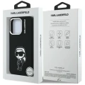 Etui Karl Lagerfeld Silicone Karl Sketch MagSafe na iPhone 16 Pro Max - czarne