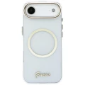 Etui Guess IML Script Metal MagSafe na iPhone Air - przezroczyste
