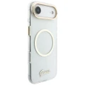 Etui Guess IML Script Metal MagSafe na iPhone Air - przezroczyste