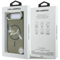 Etui Karl Lagerfeld IML Choupettes Karl  Script Logo MagSafe na iPhone Air - czarne