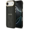 Etui Guess 4G Stripe MagSafe na iPhone Air - czarne