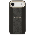 Etui Guess 4G Stripe MagSafe na iPhone Air - czarne