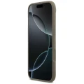 Etui Guess Silicone Big 4G Script na iPhone Air - brązowe