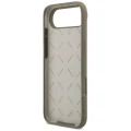 Etui Guess Silicone Big 4G Script na iPhone Air - brązowe